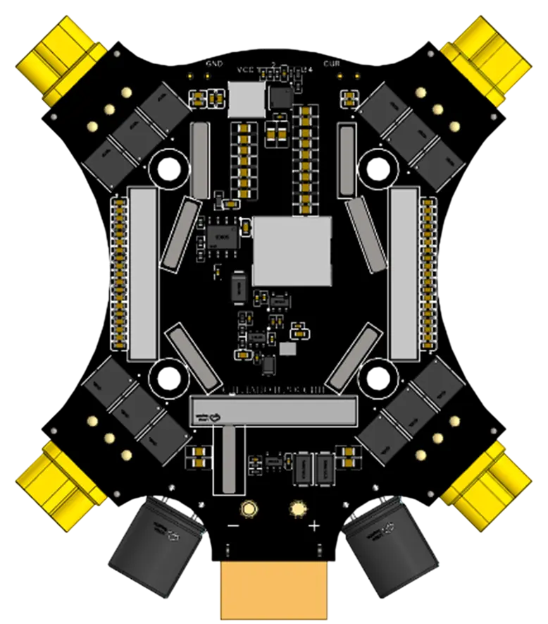 Регулятор оборотов Коптра 4в1 65A ESC